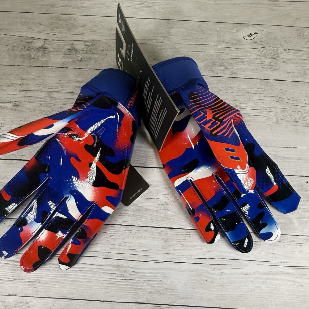 Under Armour Men's F9 Nitro Football Gloves - Size XL Team USA Brand New - Picture 4 of 8